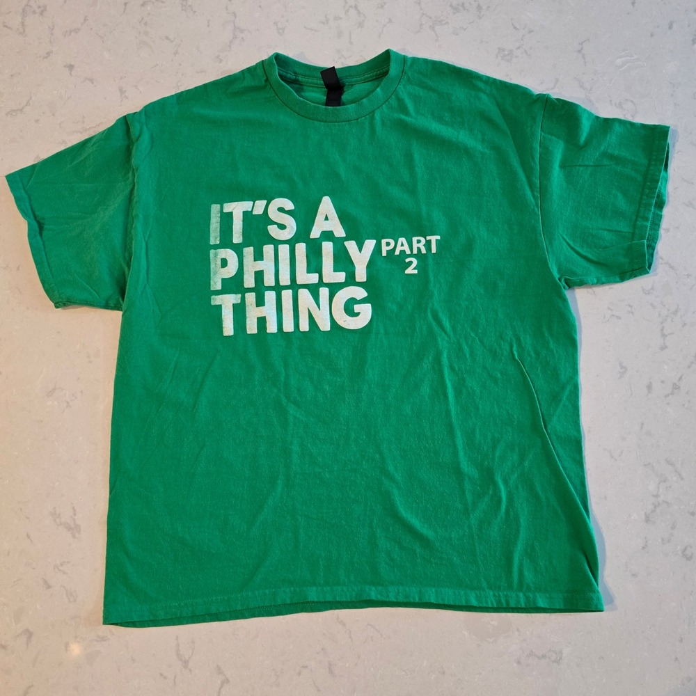 Philadelphia Eagles Football | T Shirt | XL | Green